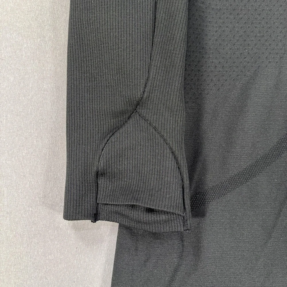 Lululemon Shirt Womens 12 Black Swiftly‎ Tech Long Sleeve Athletic Top Running